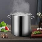 Cater Stew Soup Boiling Pan, Composite Bottom Stockpot Stew Pot Stainless Steel