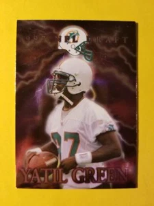 YATIL GREEN 934/1000 RC ROOKIE DRAFT #100 MIAMI DELPHINS - MIAMI - 1998 EDGE - Foto 1 di 1