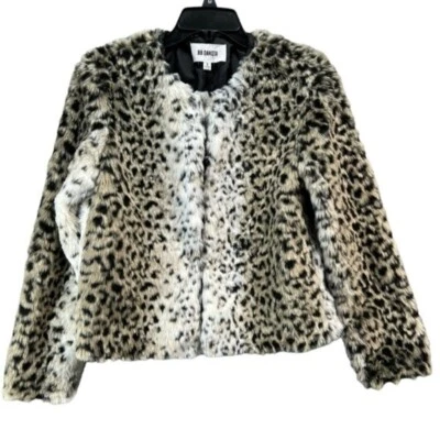 Chaqueta de Invierno BB Dakota Wild Thing Nieve Negra Tostada Leopardo Suave Imitación Piel Talla M Foto 1 de 4