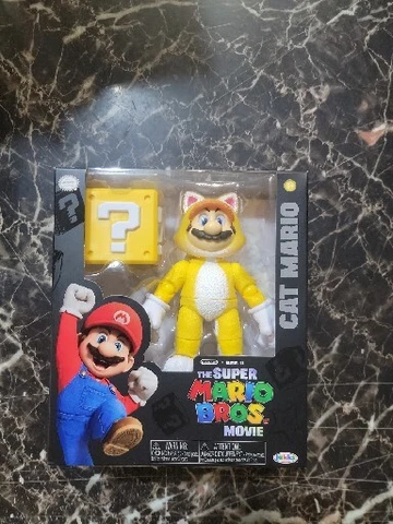 Jakks Pacific The Super Mario Bros. Movie 5-Inch Cat Mario Wave 2 Cover