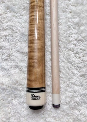 PECHAUER, JP CUES IN STOCK, Pechauer Break Pool Cue, FREE HARD CASE (Natural Stained Curly Maple)