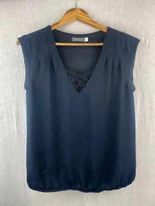 Mint Velvet Navy Blouse - Picture 1 of 5