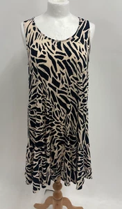 H&M Animal Print Short Sleeveless Short Dress / Tunic BNWT Size Small - Picture 1 of 6