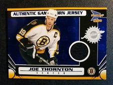 2003-04 Pacific Prism Blue 105 Joe Thornton #64/90