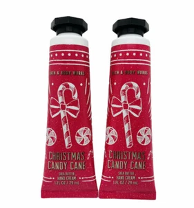 CREMA DE MANOS MANTECA DE KARITÉ BASTÓN DE CARAMELO NAVIDAD VIAJE BAÑO Y CUERPO 2 UNIDADES - Imagen 1 de 3