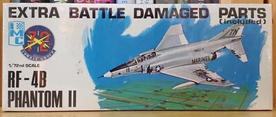 IMC 1:72 McDonnell Douglas RF-4B Phantom II, Vintage Model Kit 481-100, Sealed - Image 1 of 4