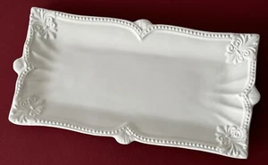 PLACA CERÁMICA BASSANO 32 cm BAROCCO Blanco PARTÉN MEDITERRÁNEA - Imagen 1 de 3