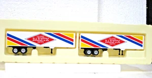 HO SCALE CONCOR COLONEL BARNUM SHOWS 2 PCS TRACTOR TRAILER - Picture 1 of 5