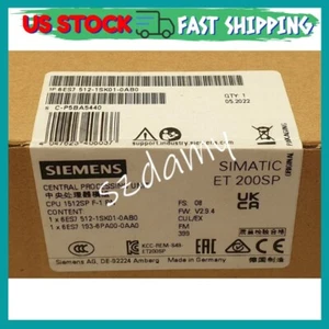 Nuovo modulo CPU SIEMENS ET 200SP 6ES7 512-1SK01-0AB0 6ES7512-1SK01-0AB0 in scatola - Foto 1 di 1