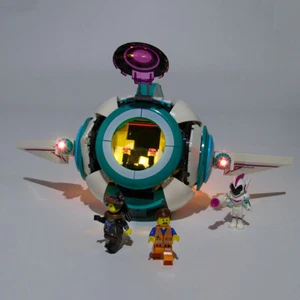 Set luci LED per 70830 LEGO Movie Sweet Mayhem's Systar Ship! Kit - Foto 1 di 11