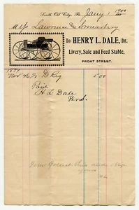 1900 Billhead South Oil City Pennsylvania Henry L. Dale librea venta alimentación estable - Imagen 1 de 2