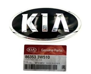 GENUINE KIA SPORTAGE 2013-2014-2015-2016 REAR TRUNK TAILGATE EMBLEM 86353-3W510 - Picture 1 of 3