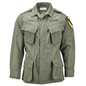Mil-Tec Brand U.S. Military style OD M64 Vietnam jungle jacket lightweight BDU - Picture 1 of 8