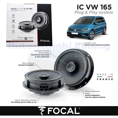 Lautsprecher Hinten Focal Plug Und Play Ic VW 165 120w für VW Touran III - Bild 1 von 4