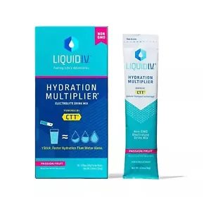 Liquid IV Passion Fruit Hydration Drink Mix 10 Count, 0.56 OZ - Picture 1 of 4
