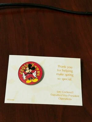 Disney Pin 11765 WDW - Cross-U 2002 Spring Mickey Mouse - Image 1 of 2