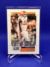 Dexter Lawrence 2019 Panini Score Football ROOKIE AUTO New York Giants #367