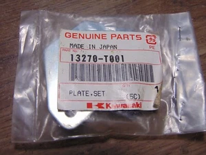 NOS Genuine OEM Kawasaki 13270-T001 Plate Set - Picture 1 of 2