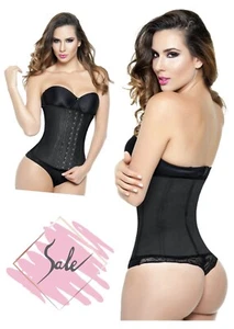 Latex Waist Girdle Faja Colombiana Body Shaper Tummy Control Reduce Vientre Slim - Picture 1 of 2
