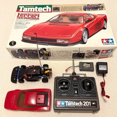 Vintage Tamiya 1/24 RC Tamtech Ferrari Testarossa "No Tested" - Image 1 of 4
