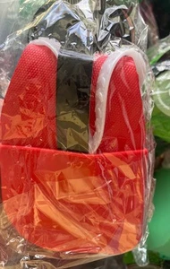 Salvatos Red Foldable Size XS 4.5-5 Flip Flops For Pedicures Or Travel - Picture 1 of 1