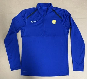 Nike Blue Element SMALL Sweatshirt Warriors Basketball 1/4 Zip - kleiner Fleck - Bild 1 von 24
