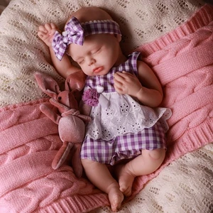 Lifelike Realistic Silicone Baby Doll - Lucy 16 Inch (Weight 4 lb) Reborn Bab... - Picture 1 of 7