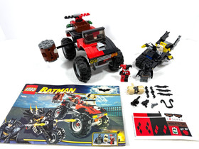 LEGO Batman set# 7886 - Batcycle & Harley Quinn's Hammer Truck - 100% complete!