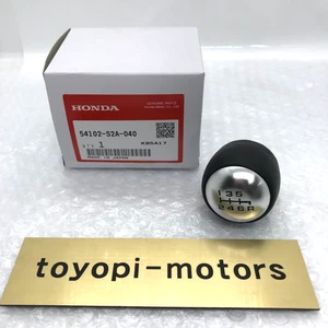 HONDA 54102-S2A-040 S2000 AP1 AP2 Genuine 6-Speed Manual Leather Knob Shift New - Foto 1 di 12