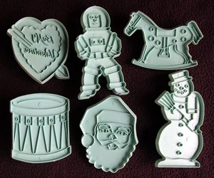 Lot of 6 Different ~ Plastic Cookie Cutters ~ Stanley Home Products ~ Vintage - Picture 1 of 8