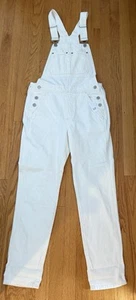 Neu mit Etikett * GAP weißer Denim Overall Utility gerades Bein Gr. XS *NEU - Bild 1 von 7
