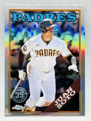 2023 Topps Chrome Update Series - 1988 Topps Baseball Juan Soto #88CU-3 - Image 1 of 4