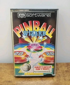 Pinball Wizard C64 Commodore 64 Game (1984) Cassette  - Picture 1 of 4