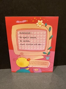Godchild Valentine’s Day Greeting Card w/Envelope NEW - Picture 1 of 2