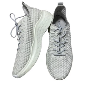 ECCO Therap Sneakers Uomo 42 Grigio Pelle Stringate Comode Scarpe da Passeggio - Foto 1 di 7