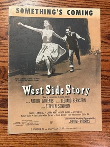 Vtg 1957 "Something's Coming"  - West Side Story Sheet Music Bernstein Sondheim - Bild 1 von 7