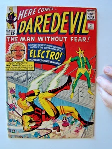 Daredevil #2 Joe Orlando Art 2nd Electro & FF Cameo Marvel Comics 1964 3.5 - Bild 1 von 7