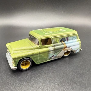 Hot Wheels GREEN 55 CHEVY PANEL  Disney Premium Culture RRs Jungle Book - Picture 1 of 6