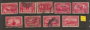 US Q1-Q9 F/VF Parcel post USED Partial Set, solid and sound! - Picture 1 of 2