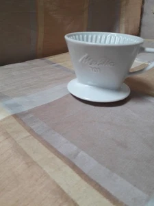 Melitta 101 Kaffeefilter -Schnellfilter Porzellanfilter Weiß -3 Loch selten top - Bild 1 von 7