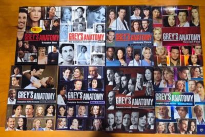 GREY'S ANATOMY Seasons 1, 2, 3, 4, 5, 6, 7 & 8 DVD (Region 1) Used - image 1 of 3