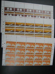 Hong Kong 1979 Mass Transit Railroad MTR Stamps Block of 20 MNH - Picture 1 of 2