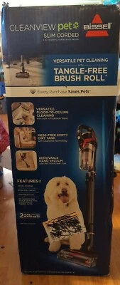 Bissell Cleanview Pet Slim Corded Tangle Free Brush Roll Vacuum Versatile 2831 - Image 1 of 4