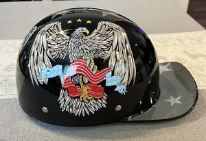 Uchoose Retro Baseball Cap Motorcycle Half Helmet - Picture 1 of 8