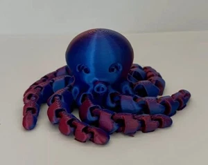 Juguete inquieto 2024 impreso en 3D pulpo inquieto articulado - PLA multicolor grande - Imagen 1 de 3