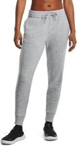 NEW Women's Under Armour 2XL Rival Fleece Joggers Gray Size XXLarge - Picture 1 of 13