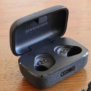 Sennheiser Momentum True Wireless 4 Earbuds Black/Copper Charging Case (Used) - Picture 1 of 2