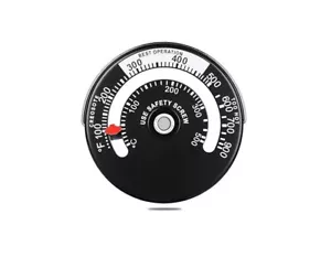 Magnetic Fireplace Fan Stove Thermometer for Log Wood Burner Temperature Gauge - Picture 1 of 1