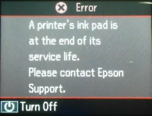 Waste Ink Pad vollständiger Fehler Zurücksetzen Fix für Epson XP510 XP610 XP615 XP810 Drucker CD - Bild 1 von 12