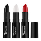 3 PCS Makeup Clown White Cream-Blendable Stick - Eye White+Black+Red Stick
